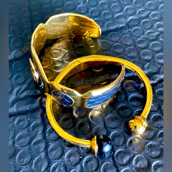 Rustic Cuff Gold & Black Bracelet Bundle - Picture 3 of 4